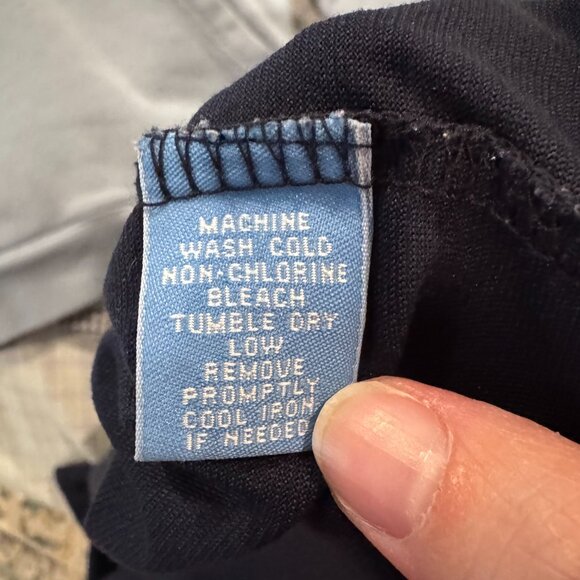 Fairway & Greene Navy Blue Long Sleeve Mock Neck Golf Pullover L Pureformance - Picture 7 of 7